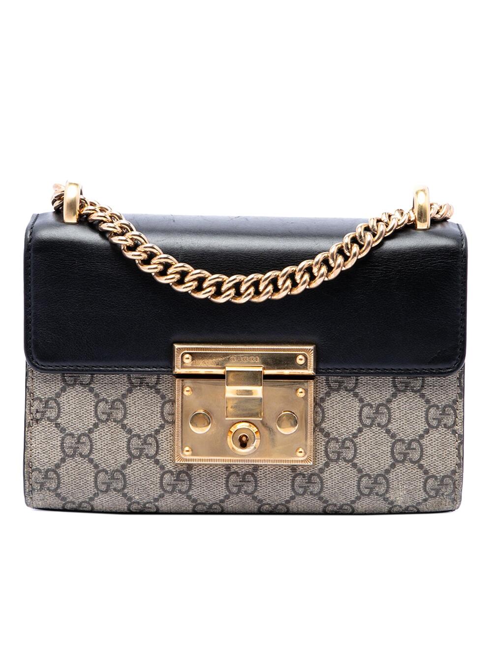 Gucci Padlock Shoulder Bag Gg Coated #376529G84B